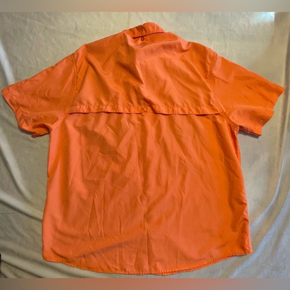 3/$15 The American Outdoorsman men size XXL button down orange creamsicle - Picture 6 of 7